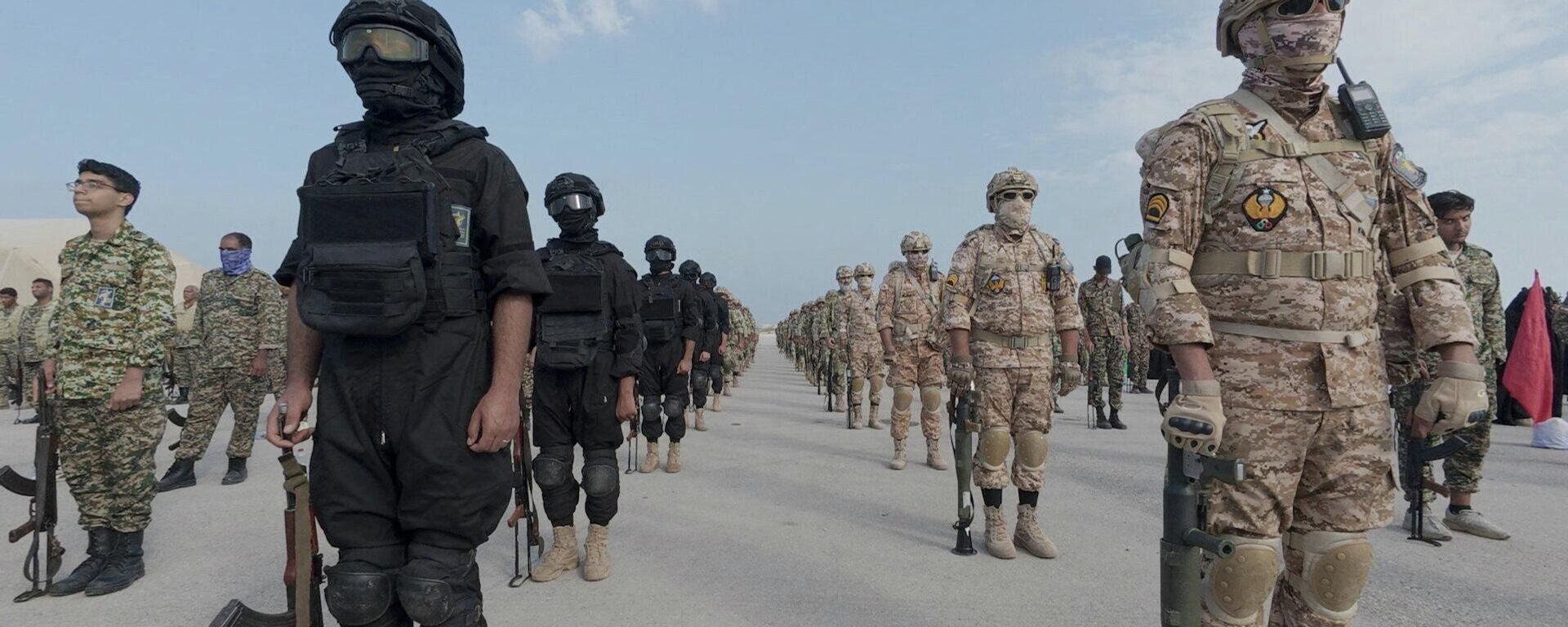 Военнослужащие Корпуса стражей исламской революции (КСИР) во время учений на юге Ирана  - Sputnik Южная Осетия, 1920, 18.02.2026