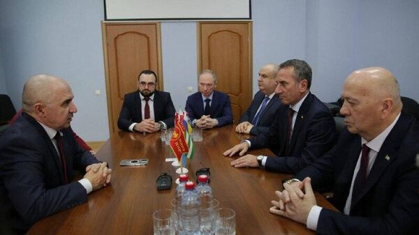 Ректор ЮОГУ Вадим Тедеев встретился с делегацией МИД Абхазии во главе с Олегом Барцицем - Sputnik Южная Осетия