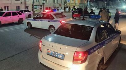 Авария на улице Героев в Цхинвале