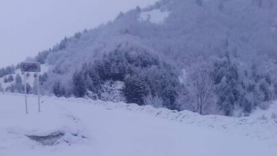 Снегопад на Транскаме 