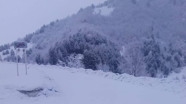 Снегопад на Транскаме  - Sputnik Южная Осетия