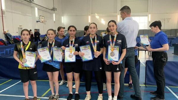Юные теннисистки Южной Осетии стали призерами первенства СКФО - Sputnik Южная Осетия