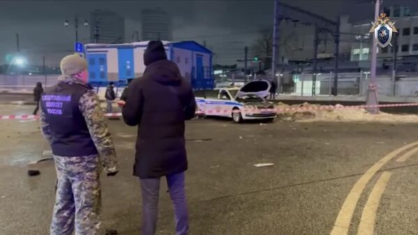 В Москве этой ночью погиб старший лейтенант полиции при взрыве на площади Савеловского вокзала, сообщили в МВД РФ - Sputnik Южная Осетия