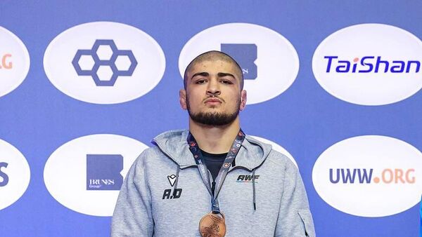 Арсений Джиоев на рейтинговом турнире UWW в Албании - Sputnik Южная Осетия