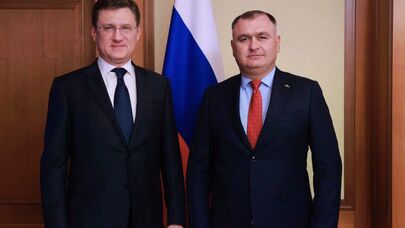 Александр Новак и Алан Гаглоев