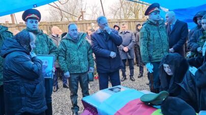 В Южной Осетии прошла церемония прощания с участником СВО Вадимом Мамиевым (позывной "Цъунар")