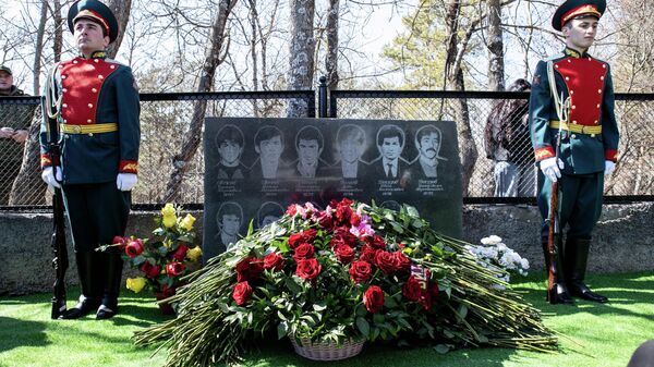 Хуссар Иры ссардтой Ереды трагедийы амæттæгты рухс нæмттæ  - Sputnik Хуссар Ирыстон