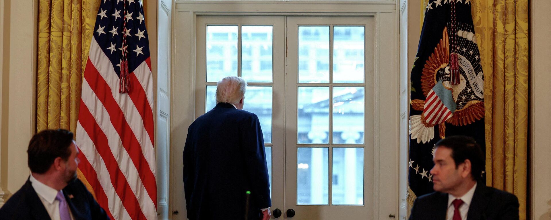 Президент США Дональд Трамп в Белом доме. Архивное фото  - Sputnik Южная Осетия, 1920, 19.03.2026