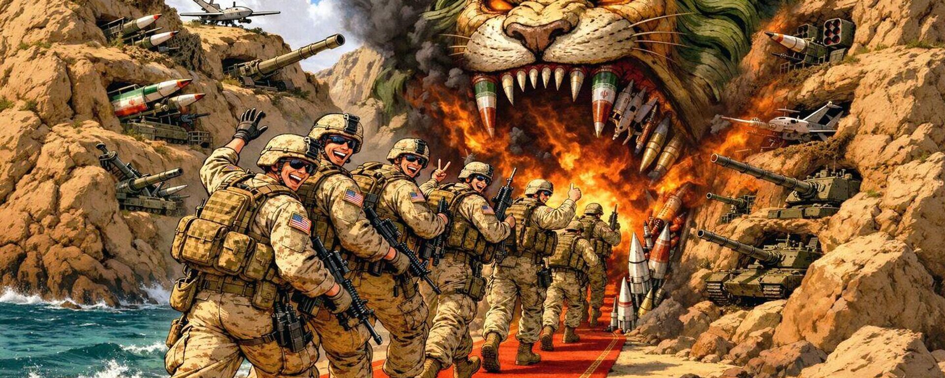 Изображение сгенерировано ИИ - Sputnik Южная Осетия, 1920, 22.03.2026