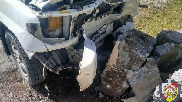 Дорожно-транспортное происшествие произошло на 1-ом километре автодороги Дзау-Цхинвал - Sputnik Южная Осетия