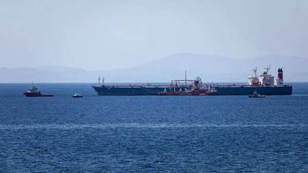 Танкер Lana, зарегистрированный под российским флагом и перевозивший нефть из Ирана - Sputnik Южная Осетия
