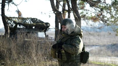 Боевая работа военнослужащих группировки войск "Запад" в ЛНР