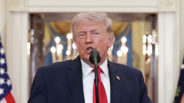 США Президент Дональд Трамп выступает с обращением к нации - Sputnik Южная Осетия