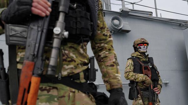 Солдаты румынского спецназа принимают участие в военных учениях НАТО SEA SHIELD - Sputnik Южная Осетия