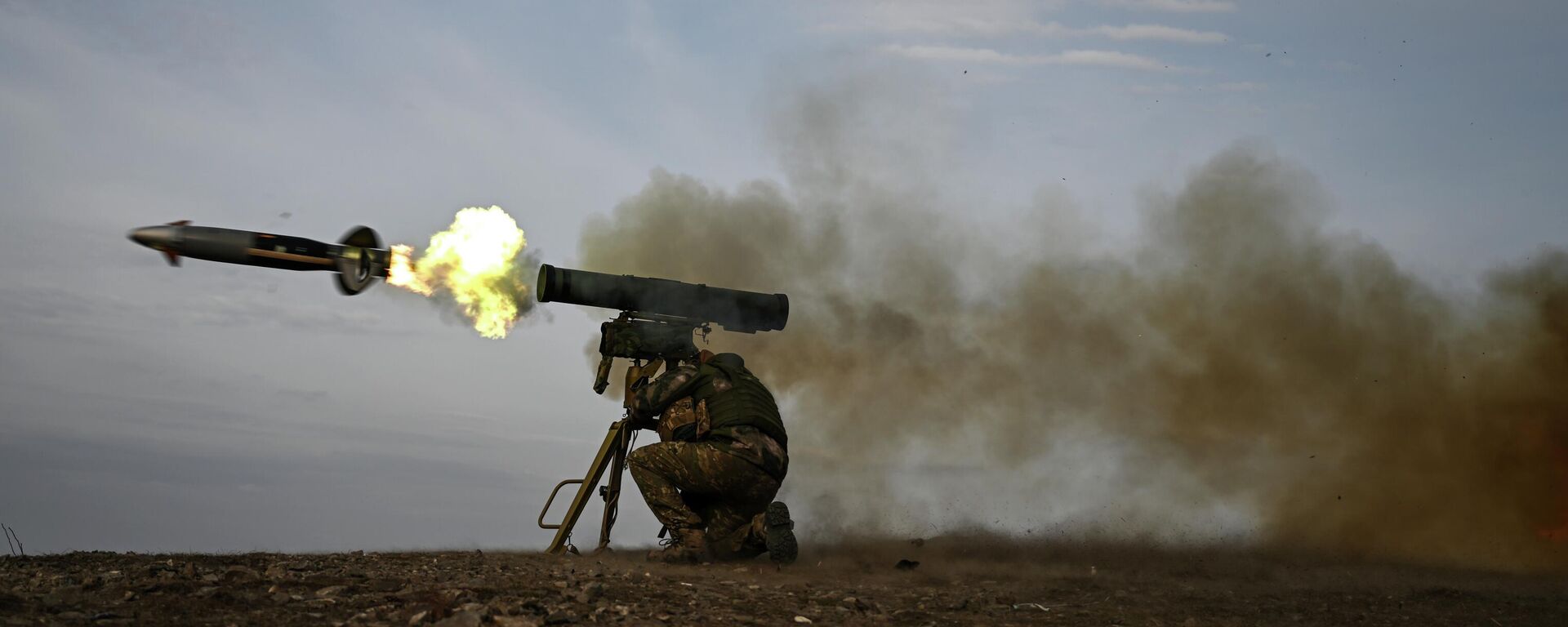 Боевая работа расчетов ПТРК Корнет в зоне СВО. Архивное фото  - Sputnik Южная Осетия, 1920, 15.04.2026