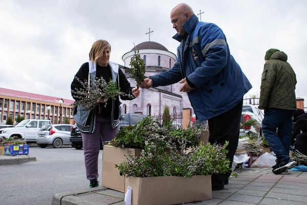 Вербное воскресенье Вербное воскресенье - Sputnik Южная Осетия
