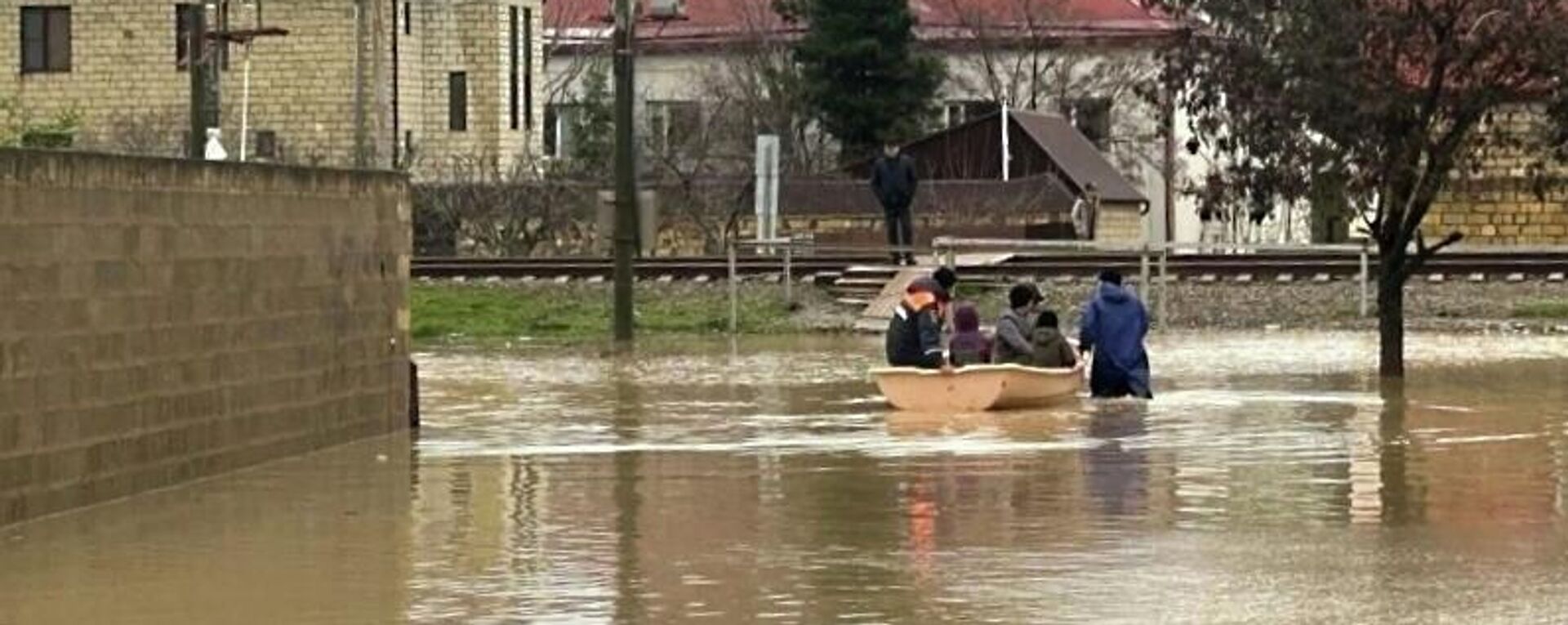 Подтопления после дождей в Дагестане - Sputnik Южная Осетия, 1920, 06.04.2026