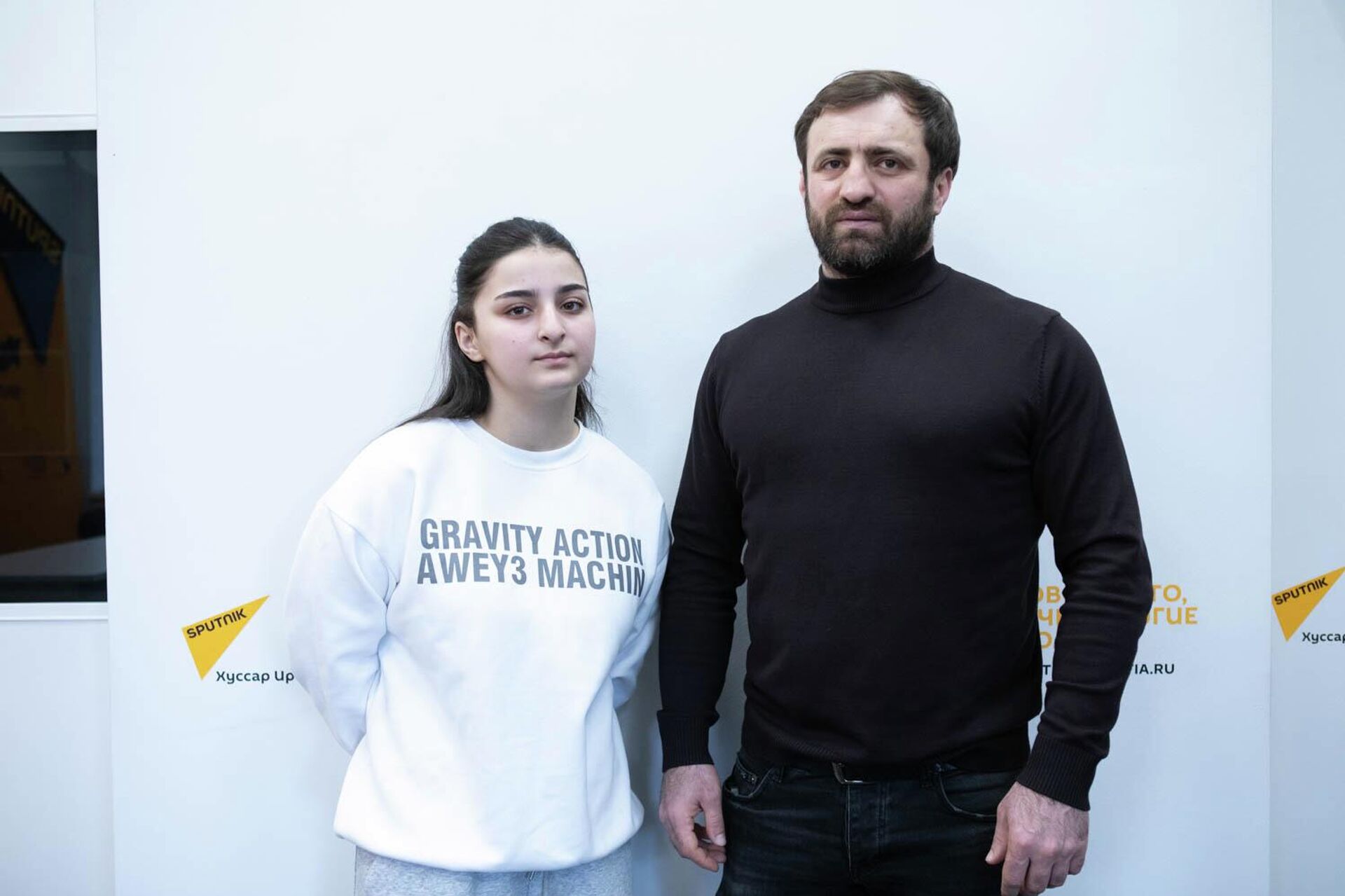 Амага Зассеева и Алан Зассеев - Sputnik Южная Осетия, 1920, 12.04.2026