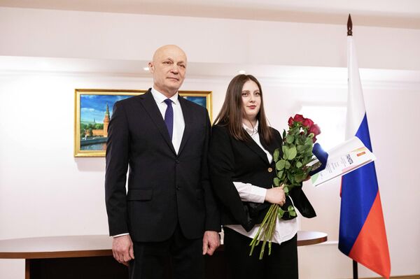 Марат Кулахметов и Диана Джуссоева - Sputnik Южная Осетия