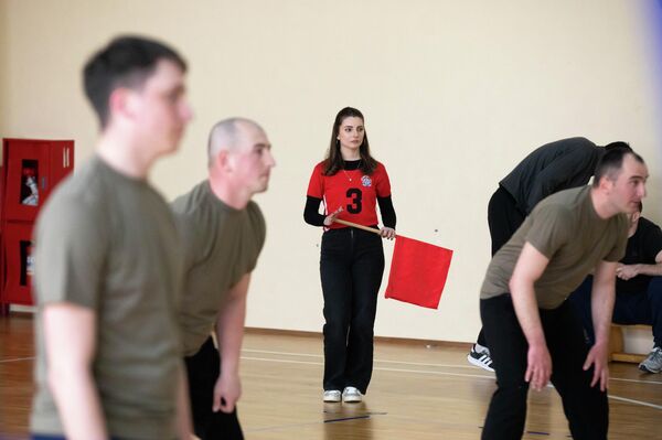 Открытый турнир по волейболу на Кубок ректора ЮОГУ среди мужчин Открытый турнир по волейболу на Кубок ректора ЮОГУ среди мужчин - Sputnik Южная Осетия