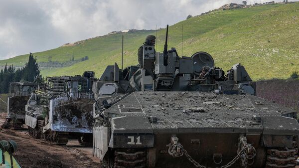 Израильская военная техника на границе с Ливаном  - Sputnik Южная Осетия