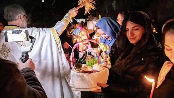 Светлый праздник Пасхи отметили в Южной Осетии - Sputnik Южная Осетия