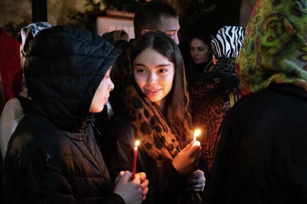 Светлый праздник Пасхи отметили в Южной Осетии Светлый праздник Пасхи отметили в Южной Осетии - Sputnik Южная Осетия