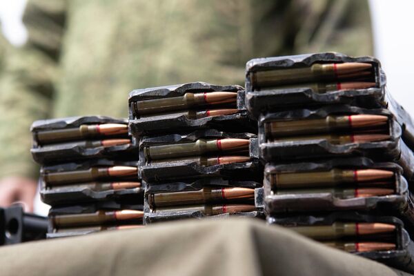 Войсковые учения на полигоне - Sputnik Южная Осетия