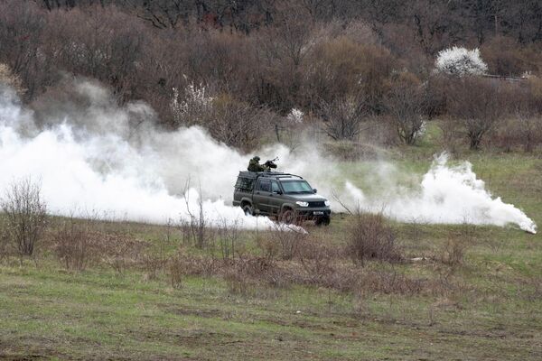 Войсковые учения на полигоне - Sputnik Южная Осетия