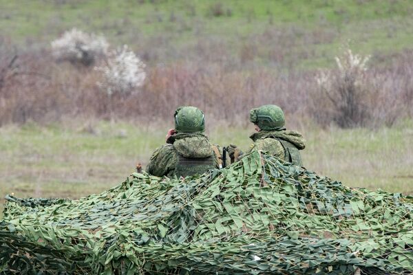 Войсковые учения на полигоне - Sputnik Южная Осетия