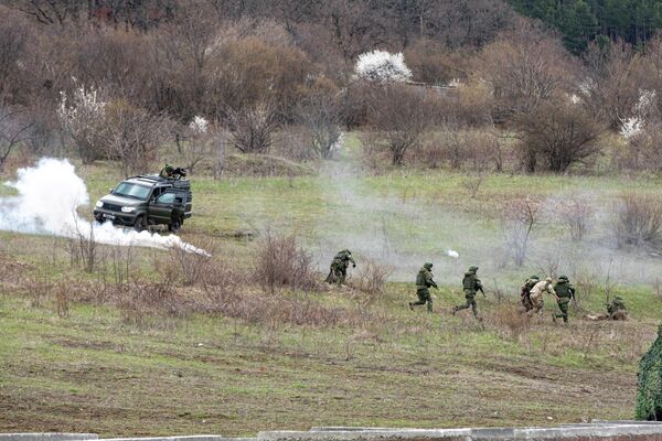 Войсковые учения на полигоне - Sputnik Южная Осетия