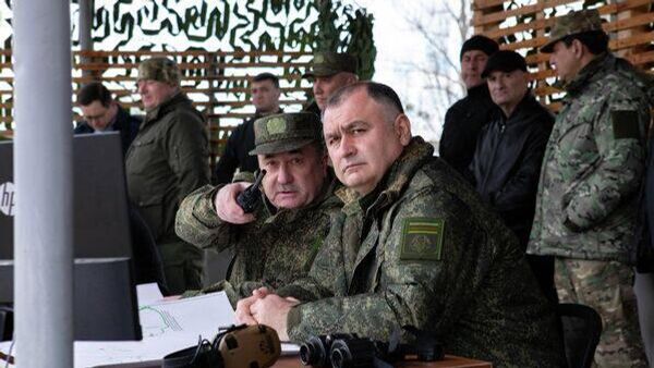 Масштабные совместные учения Южной Осетии и России на полигоне Дзарцем - Sputnik Южная Осетия