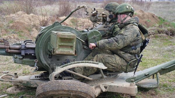 Занятия по огневой подготовке зенитно-ракетных расчетов 4-й военной базы - Sputnik Южная Осетия