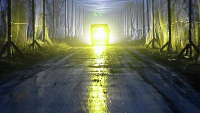 Противодроновый коридор в зоне СВО. Архивное фото 