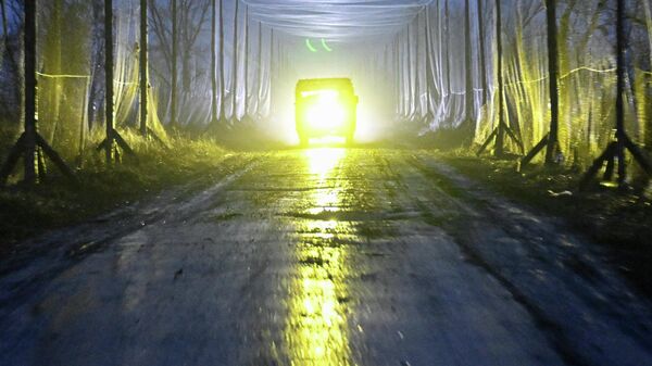 Противодроновый коридор в зоне СВО. Архивное фото  - Sputnik Южная Осетия