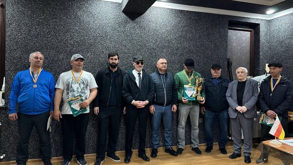 Призеры турнира по бильярду на Кубок президента РЮО  - Sputnik Южная Осетия