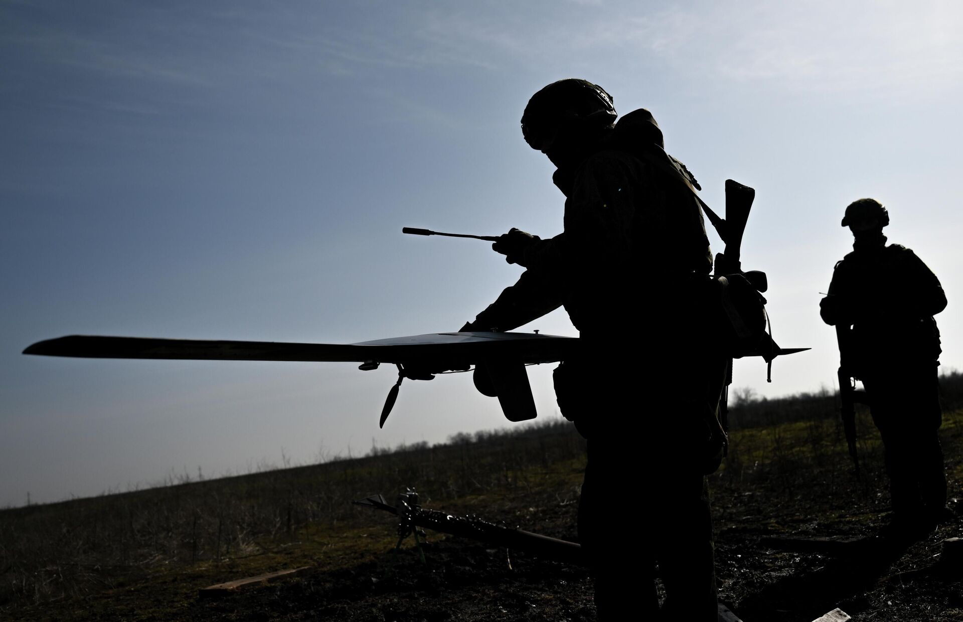 Боевая работа расчета БПЛА Скат 350М группировки войск Центр на Днепропетровском направлении СВО - Sputnik Южная Осетия, 1920, 20.04.2026