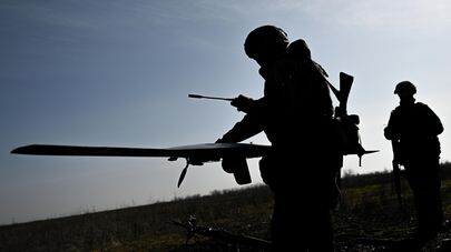 Боевая работа расчета БПЛА "Скат 350М" группировки войск "Центр" на Днепропетровском направлении СВО