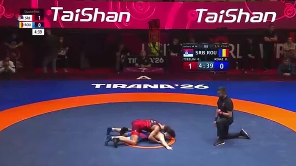 7⃣8⃣9⃣Георгий Тибилов в полуфинале чемпионата Европы по греко-римской борьбе - Sputnik Южная Осетия