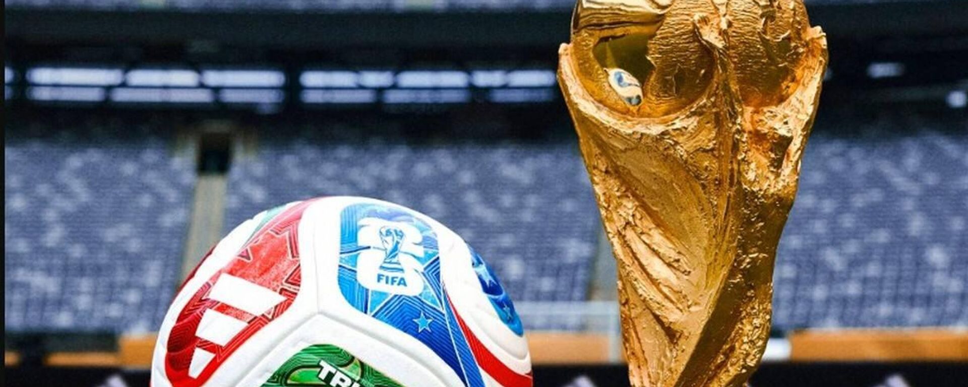 Мяч и кубок ЧМ-2026  - Sputnik Южная Осетия, 1920, 22.04.2026