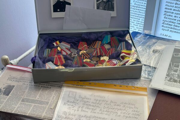 В Цхинвале открыли памятник участнику ВОВ Николаю Габараеву в рамках проекта Победили вместе - Sputnik Южная Осетия