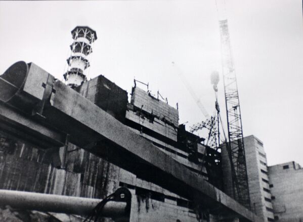 Этапы подготовки к установке саркофага. - Sputnik Южная Осетия