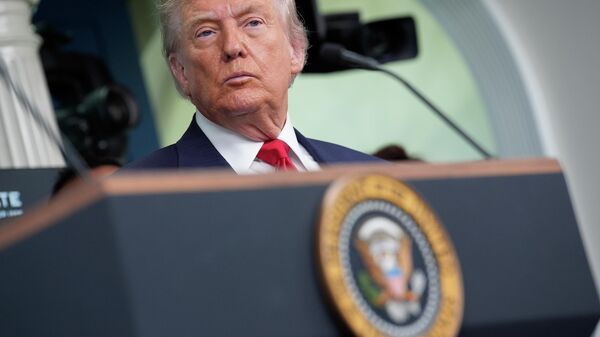 Выступление президента США Д. Трампа - Sputnik Южная Осетия