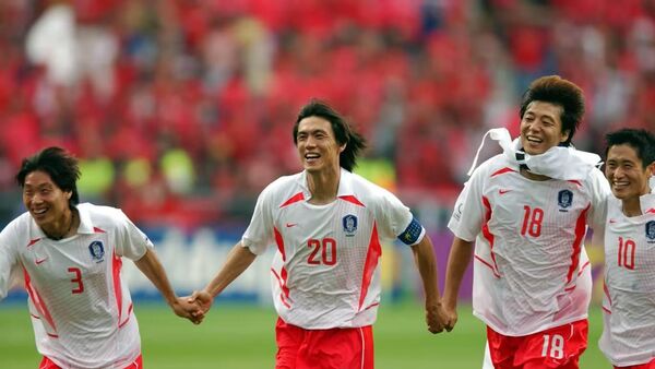 Футболисты сборной Южной Кореи  - Sputnik Южная Осетия