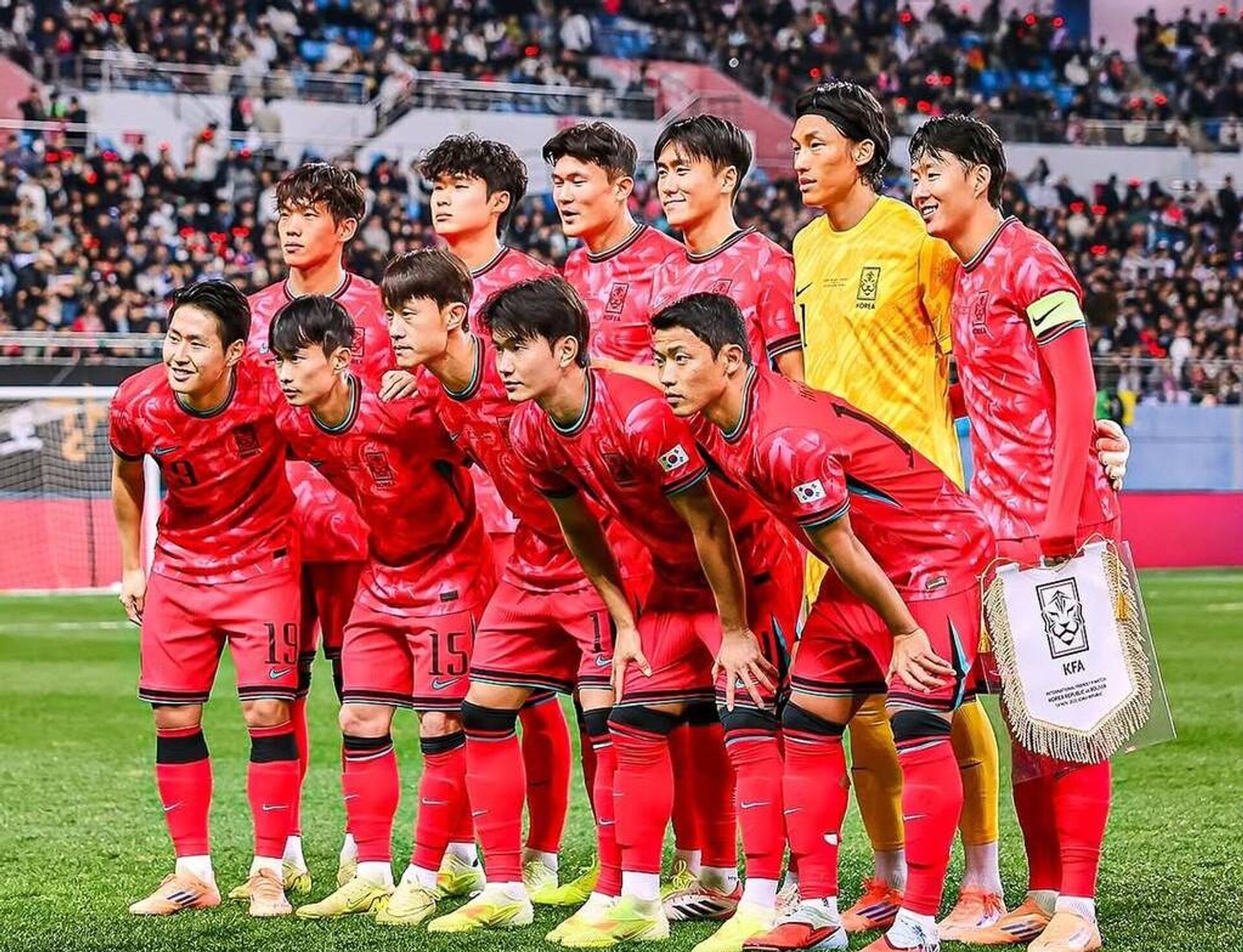 Футболисты сборной Южной Кореи  - Sputnik Южная Осетия, 1920, 27.04.2026