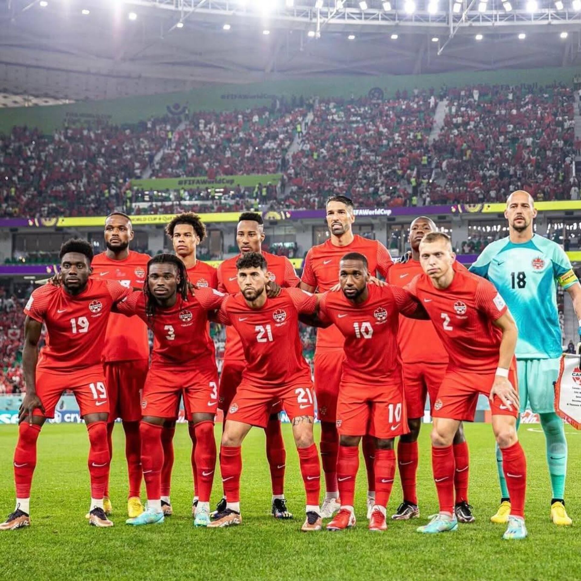 Футболисты сборной Канады по футболу  - Sputnik Южная Осетия, 1920, 28.04.2026