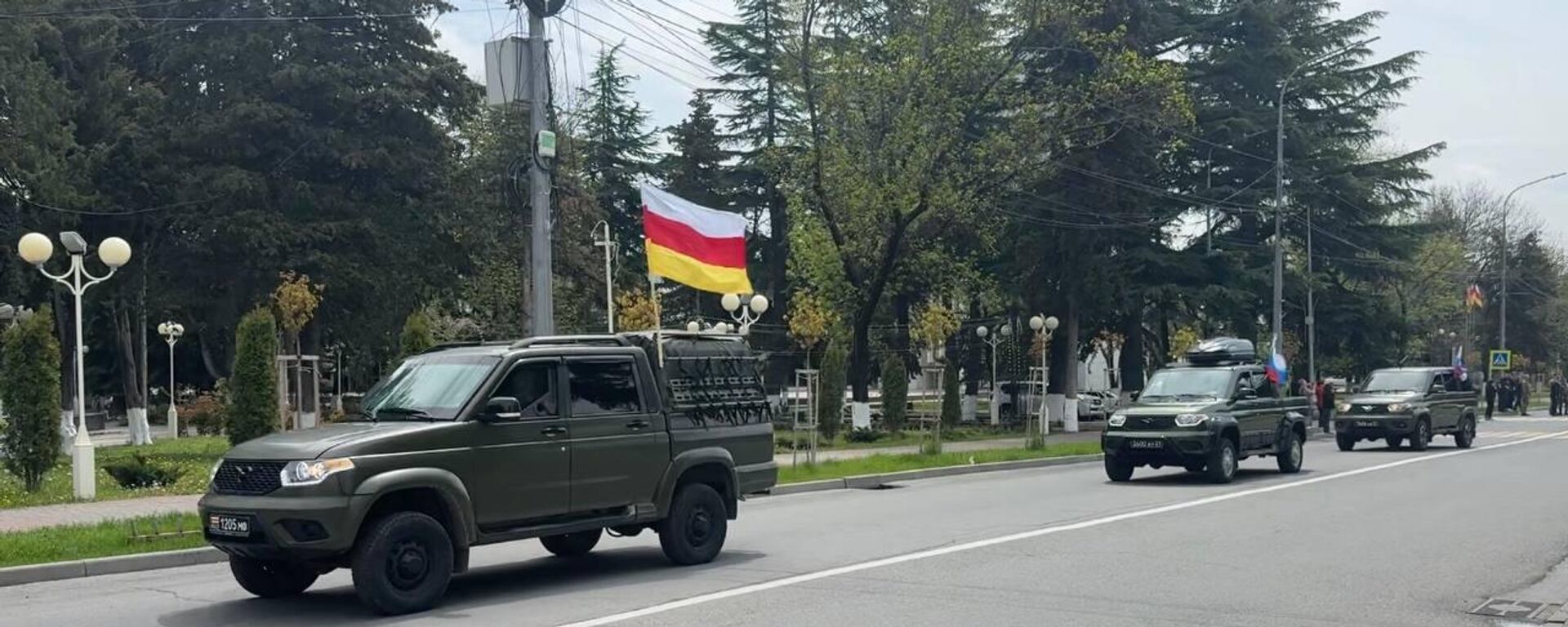 Автопробег в Цхинвале ко Дню Победы - Sputnik Южная Осетия, 1920, 03.05.2026