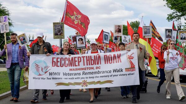 Бессмертный полк в Вашингтоне - Sputnik Южная Осетия