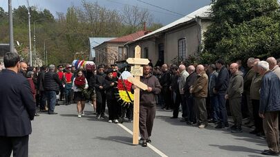 Похороны бойца СВО Дмитрия Калоева
