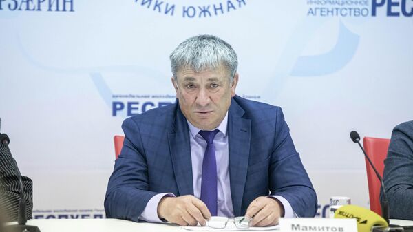 Пресс-конференция в Комитете информации и печати с Вахтангом Мамитовым, Ацамазом Тедеевым и Игорем Мулдаровым - Sputnik Южная Осетия